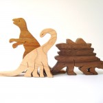 dinossauros de madeiras para brinquedoteca