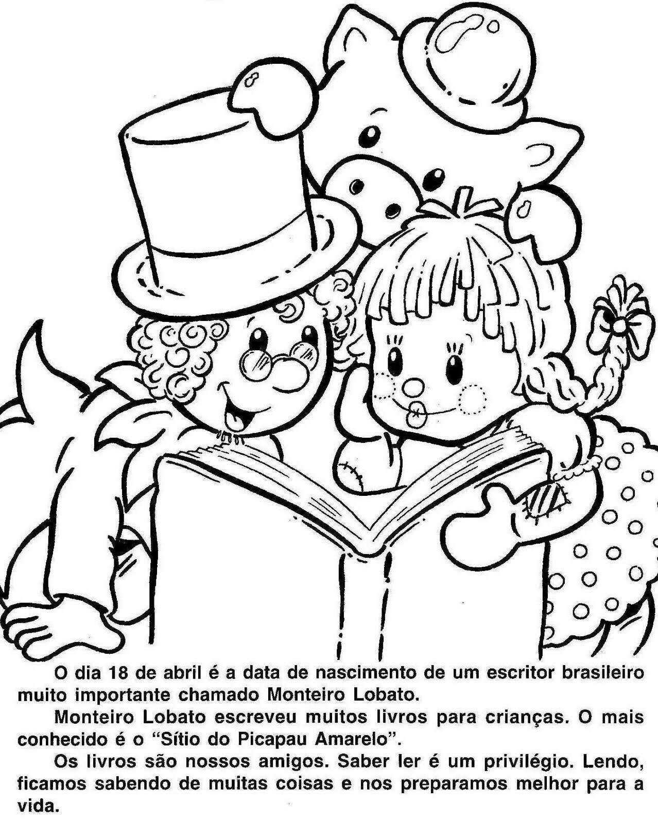 Dia Nacional Do Livro Infantil - 18 De Abril - Atividades Para Educação ...